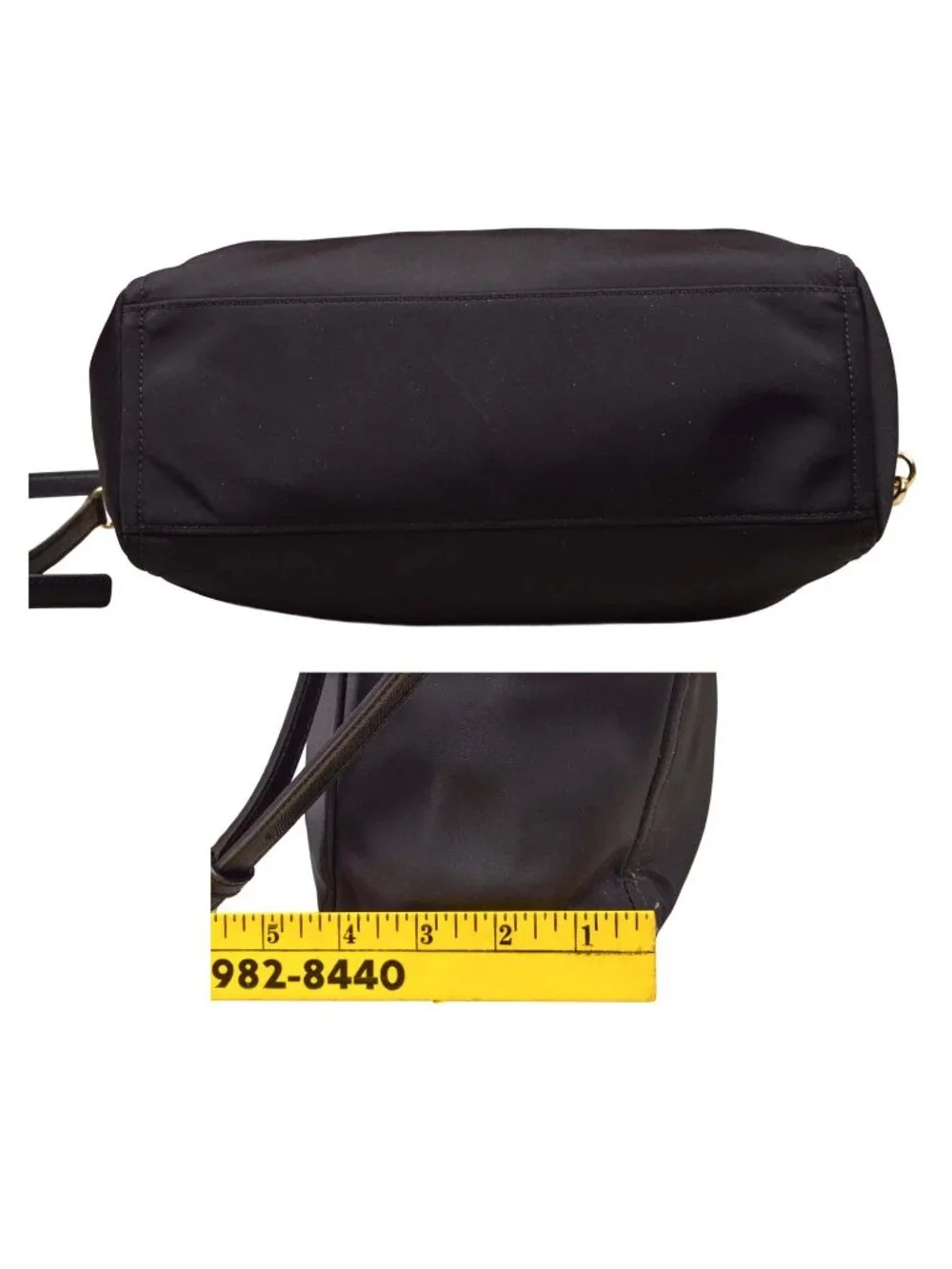 Kate Spade New York Wilson Road Alyse Satchel Bag Black Nylon